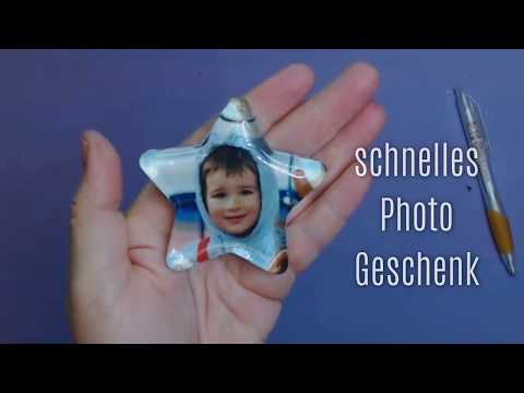 🎀 Ein Foto als Briefbeschwerer | Geschenke basteln rund ums Jahr 🎀