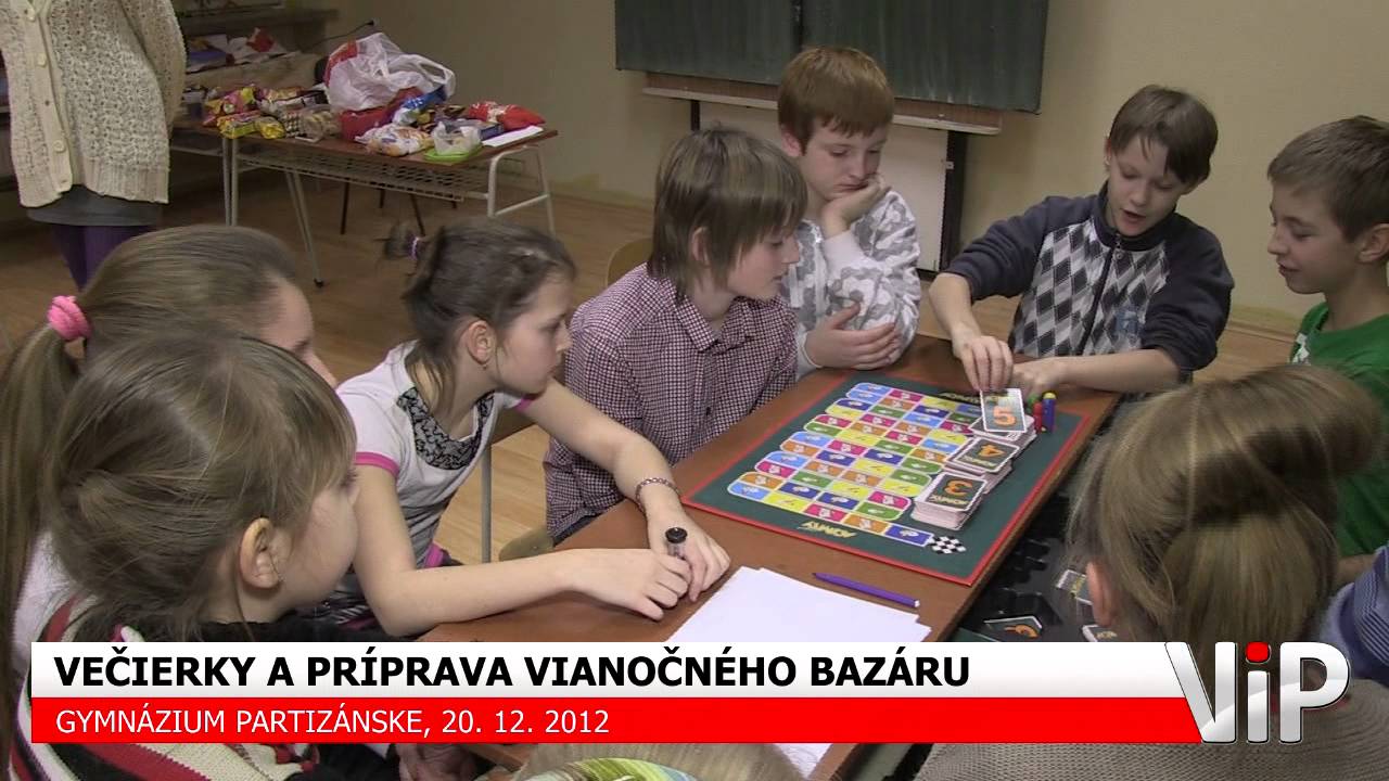 Večierky a príprava vianočnej burzy