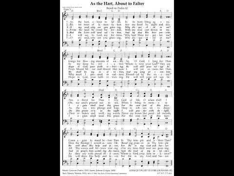 As the Hart, About to Falter - Psalm 42 Genevan - Treasury 129