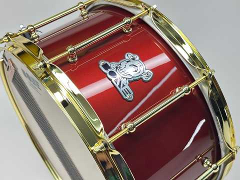 BONE Drums  - Custom shop Maple-bubinga 25-ply, 7''x14'' Snare Drum image 8