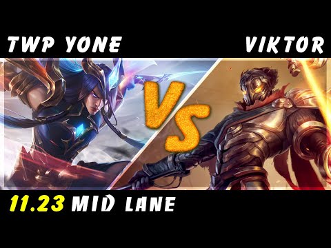 TheWanderingPro - Yone vs Viktor MID Patch 11.23 - Yone Gameplay
