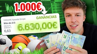 I Tested Sports Betting with €1,000 thumbnail