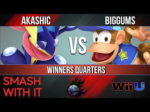 SWI 88 - Akashic (Greninja) vs. Biggums (Diddy Kong) - Winners Quarters - Smash Wii U