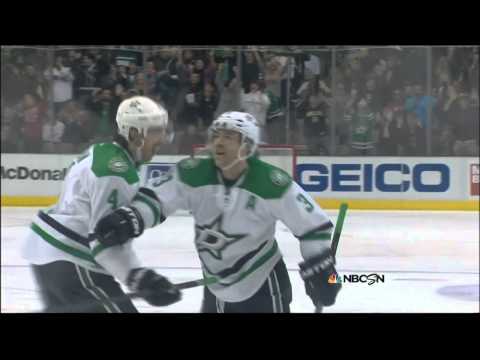 Stephane Robidas snapshot goal 3-2 Anaheim Ducks vs Dallas Stars 11/26/13 NHL Hockey.