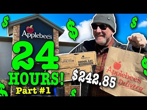 24 Hours Eating at Applebee's and Stealth Camping • Part 1