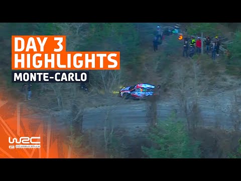 WRC 2024 ラリーモンテカルロ Day3ハイライト動画