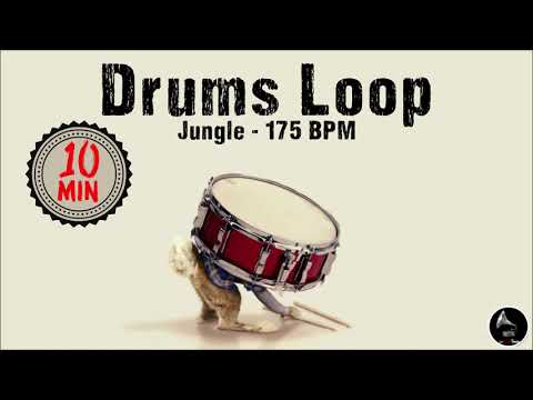 Jungle / Drum & Bass - DRUMS LOOP - 175 BPM