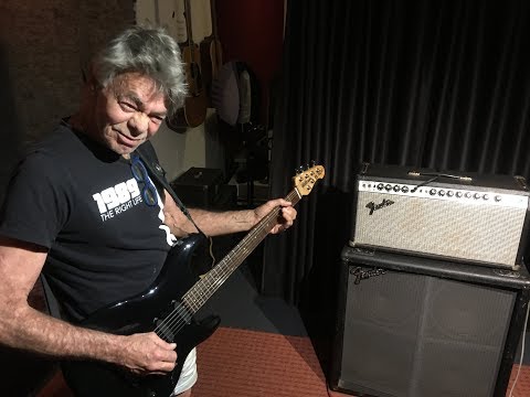 Phil Emmanuel (6 July 1952 – 24 May 2018) Amp Demo at Glasshouse Studios 14 May 2018