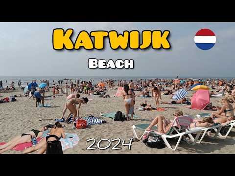 Katwijk Beach: One of the best beach in the Nederlands.Highlights boulevard.beach walk .summer 2024