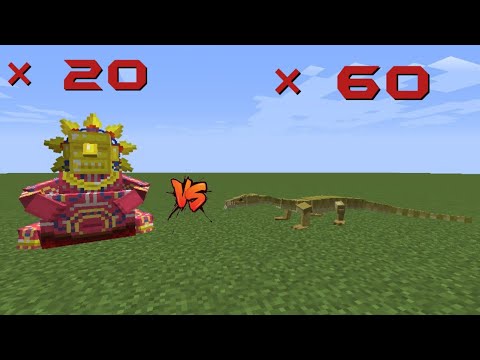 60  SCP - 4307 ( ELECTRO - MARINE  PRAETORIAN )  VS.  20  BARAKO ,THE  SUN  BOSS  IN  MINECRAFT  #vs