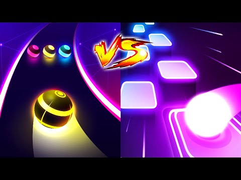 Tiles Hop Edm RUSH! VS Dancing Road: Color Ball Run | TRZ - YouTube