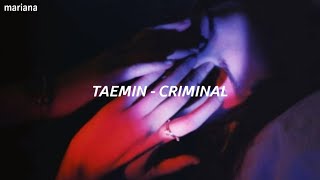 Taemin - Criminal - Easy Lyrics