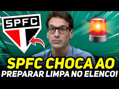 BARCA DE SAÍDAS! SÃO PAULO ANUNCIA SAÍDA DE SEIS JOGADORES DE UMA SÓ VEZ! TORCIDA Ñ ACREDITA!