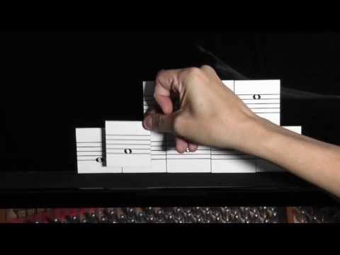 Noten lernen mit Notenkarten 1 - Die "Notentreppe"