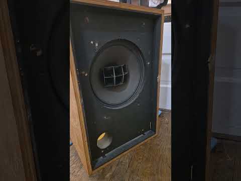 Altec Lansing 604 B duplex coaxial speakers with n1000b crossover restored early hi-fi 1949 - Grey crackle image 24