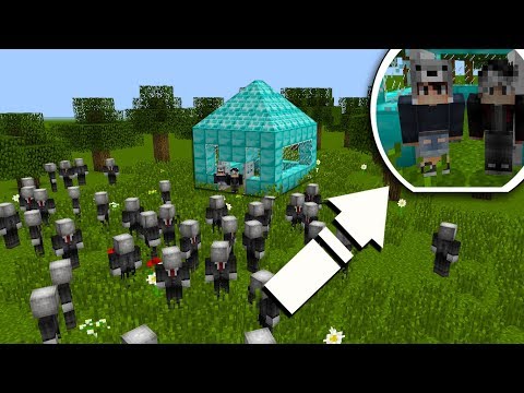 NOOB'lar 1000 TANE SLENDERMAN'A KARŞI! - Minecraft