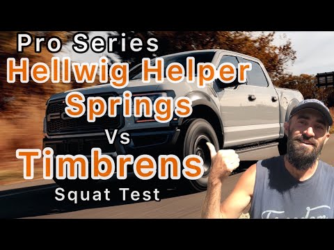 Sag Test: Pro Series Hellwig Helper Springs VS Timbrens