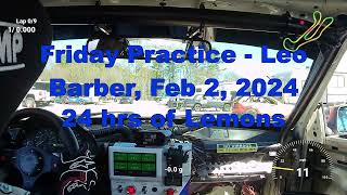 Barber Lemons Race - Friday Leo - 2024