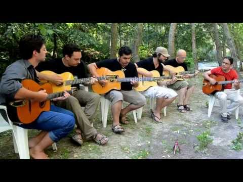 Salvatore Russo & Daniele Gregolin  - Gypsy Jazz Guitar Workshop along the river -  