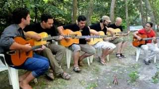 Salvatore Russo & Daniele Gregolin  - Gypsy Jazz Guitar Workshop along the river -  