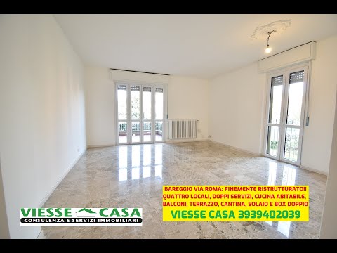 BAREGGIO: 4 LOCALI, CUCINA ABITABILE, DOPPI SERVIZI, BALCONI, TERRAZZO, CANTINA, SOLAIO E BOX DOPPIO