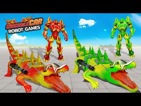 Crocodile Robot Car Transforming | Mega Robot Games | android gameplay