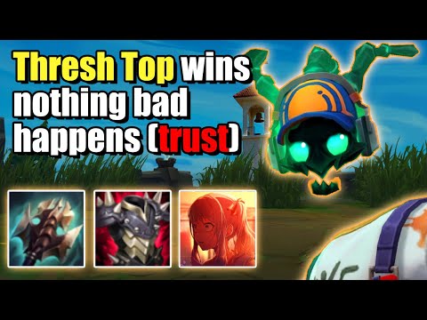 The Key to AD Thresh Top is to Stay Very, Very Calm - Thresh vs Darius - League of Legends