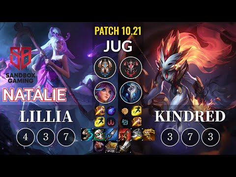 SB Natalie Lillia vs Kindred Jungle - KR Patch 10.21