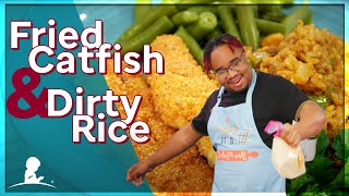 Cooking with Javon | Fried Catfish & Dirty Rice