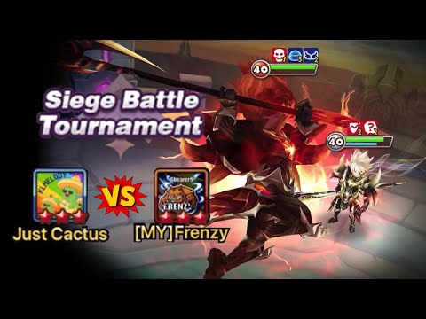 Round 1 of the Siege Battle Tourney! Recked by L&D Defenses??! - Summoners War