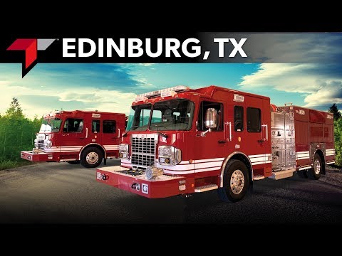 Edinburg, Texas, Twin Toyne Pumpers Fire Apparatus Delivery