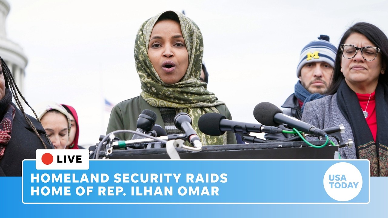 Live: Ilhan Omar's home raided in Homeland Security investigation, escalating Donald Trump feud