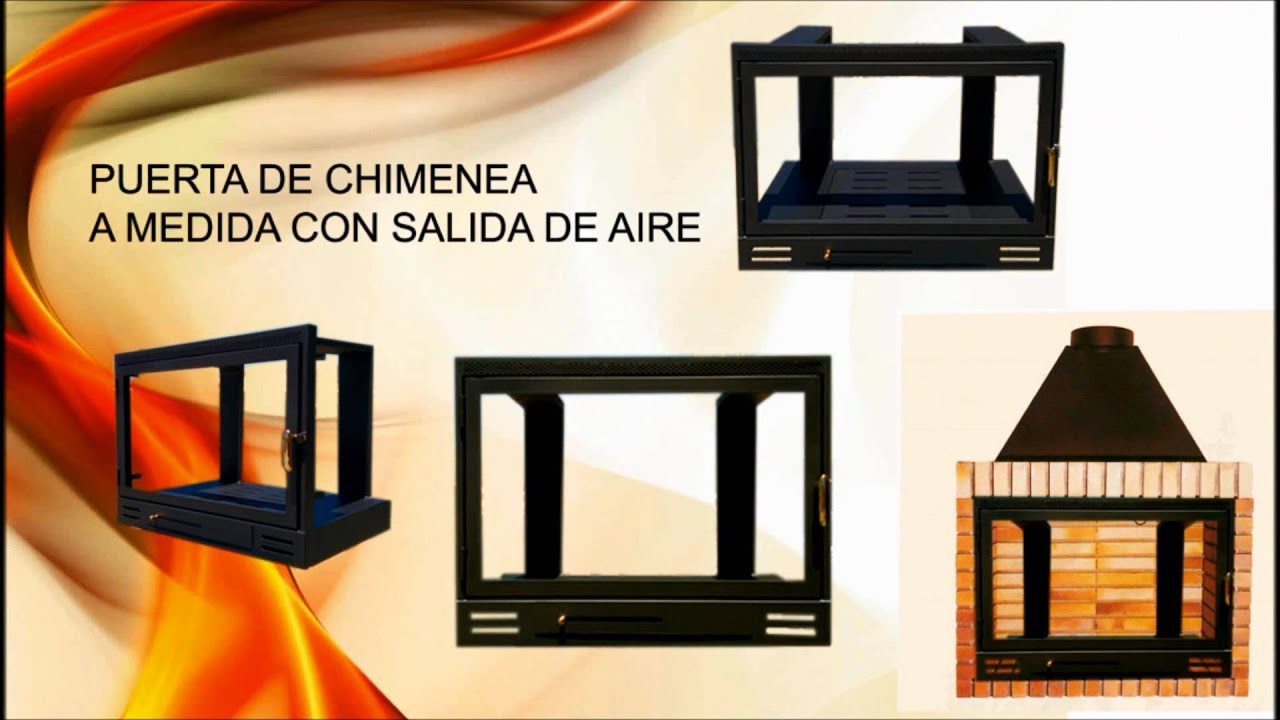 Watch Puerta de chimenea con salida de aire Now Puerta de chimenea con salida de aire