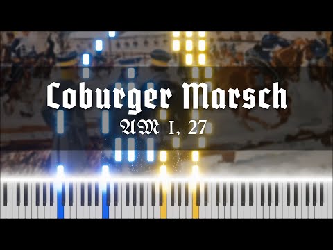 Coburger Marsch - Deutscher Militärmarsch (KLAVIER / PIANO)