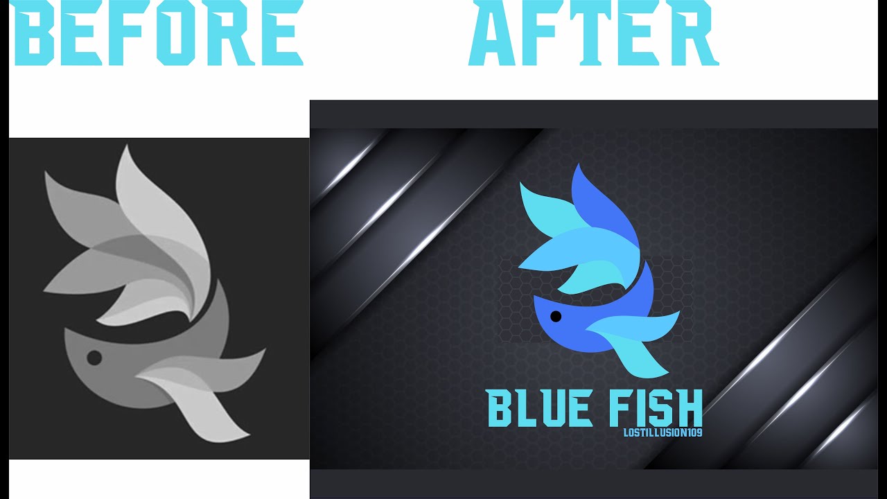 Creative Designs ( Blue Fish )