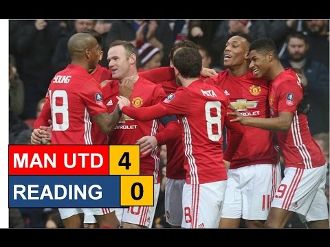 Manchester United 4-0 Reading