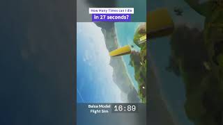 The AI Kicked my... Balsa Model Flight Simulator #flightsimulator #rccar