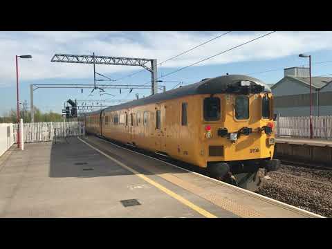 Colas Rail 37219 & 9708 Network Rail Passing Stoke Sunday 25th April 2021