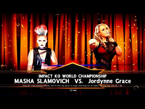 Impact Wrestling Over Drive Grace v Slamovich Last Woman Standin match for the Impact KO World Title