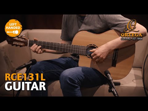Ortega Guitars RCE131L Family Pro A/E Left-Handed Nylon String Guitar w/ Gig Bag & Video Link image 4