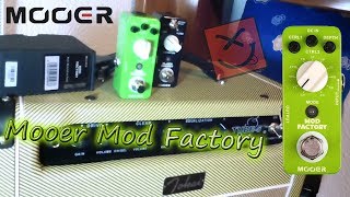 Video thumbnail for Mooer Mod Factory demo by Julio Skimy