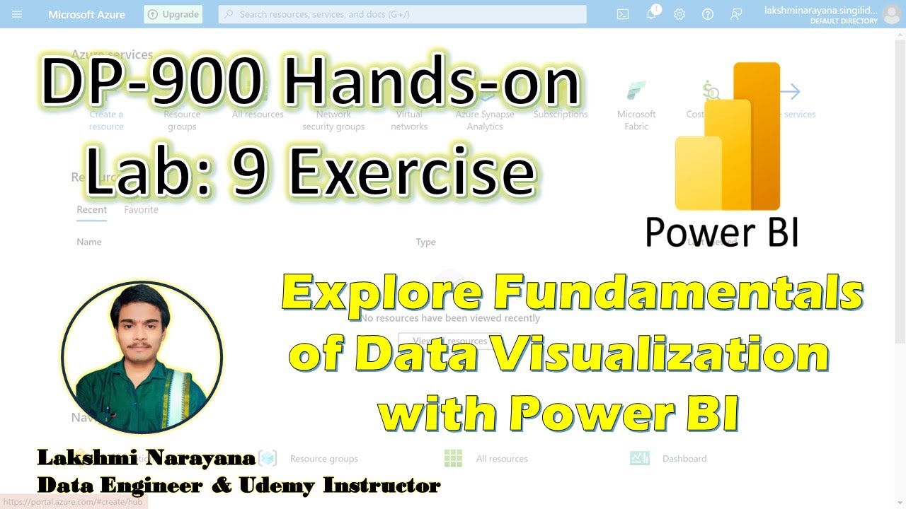 DP-900 Hands-on Lab: 9. Exercise - Explore Fundamentals of Data Visualization with Power BI