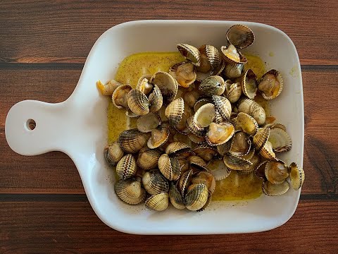 Berberechos a la plancha con sal marina y pimienta | Baratos, fáciles, rápidos