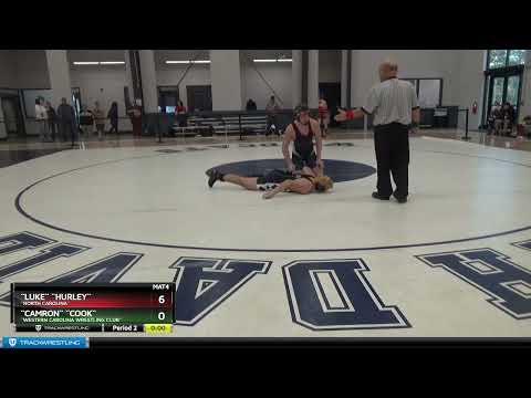 195 Lbs Round 1 - ``Luke`` ``Hurley``, ``North Carolina`` Vs ``Camron`` ``Cook``, ``Western Caroli