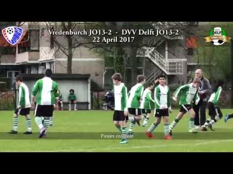 2017-04-22 Vredenburch JO13 4 -  DVV Delft JO13 2 4-2 Acties en Doelpunten DVV Delft