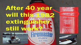 Old fire extinguisher from 1982, will it do it