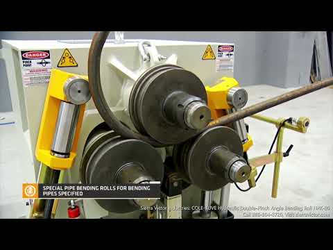 Sierra Victor Machinery: COLE-TUVE Hydraulic Double-Pinch Angle Bending Roll HPK-80