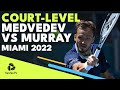 Daniil Medvedev vs Andy Murray: Court-Level Highlights | Miami Open 2022