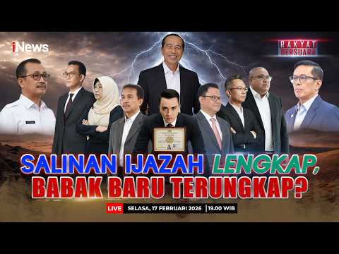 🔴LIVE SALINAN IJAZAH LENGKAP, BABAK BARU TERUNGKAP? | RAKYAT BERSUARA (17/2)