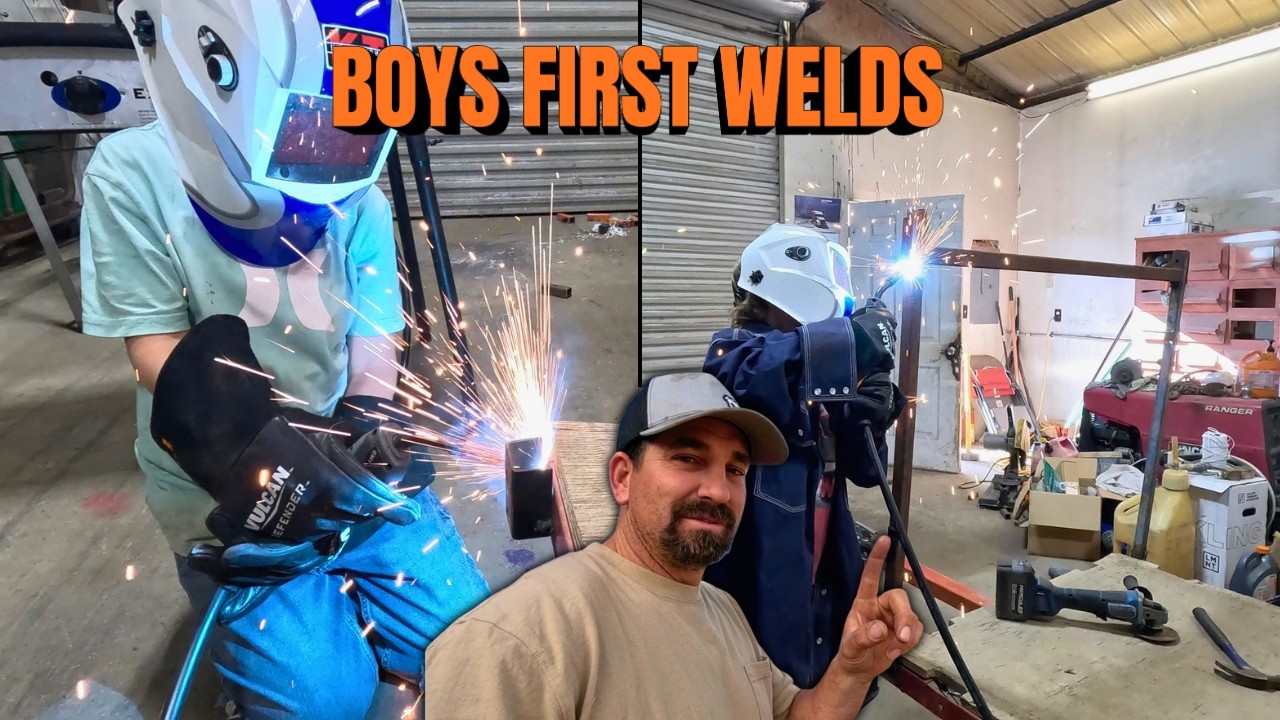 Video thumbnail: Young Boys CONQUER The Art Of Welding And Fabricating!!